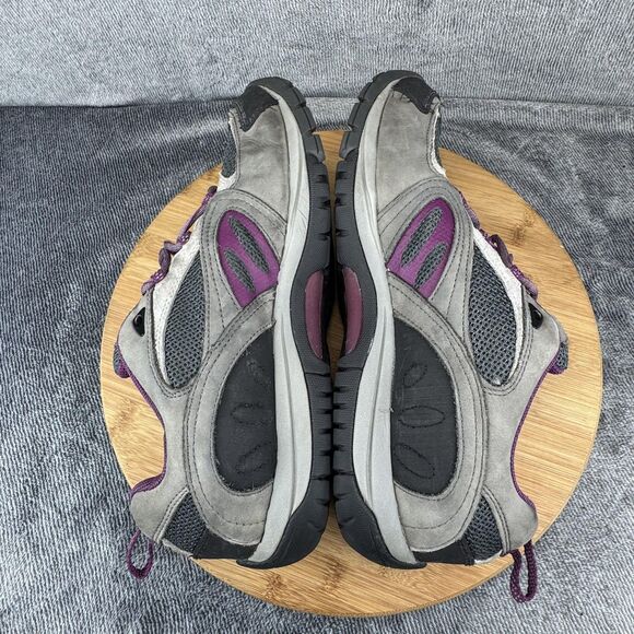 Merrell Hiking Shoes Womens Size 10.5 Gray Purple Trail Air Cushion Mesh J24362 - Picture 6 of 9